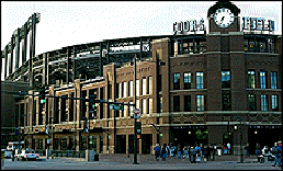 [The ballpark at 20th and Blake Street]